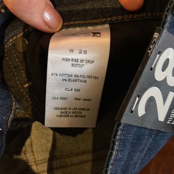 NWT Joe’s Jeans high rise size 28 w 26” crop bootcut - Picture 4 of 12